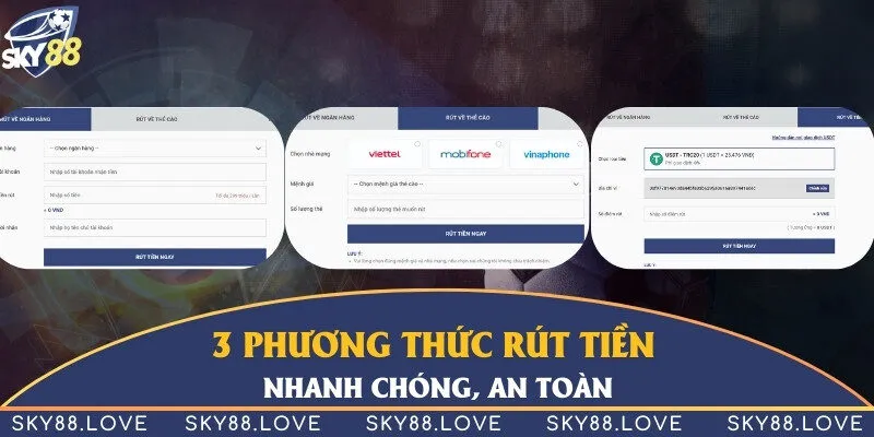 Các phương thức rút cơ bản