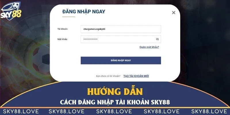 Đăng nhập vào tài khoản để trải nghiệm các dịch vụ cá cược dễ dàng