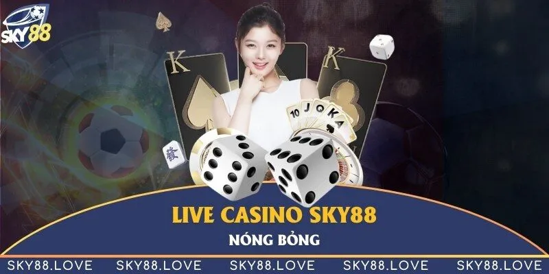 Sảnh live casino đầy nóng bỏng cùng dàn dealer sexy 