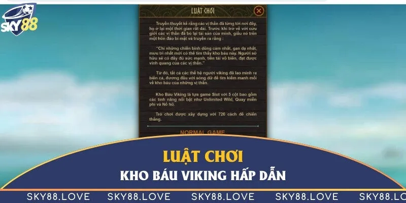 Khám phá luật chơi và các cược hợp lệ trong Kho Báu Viking 