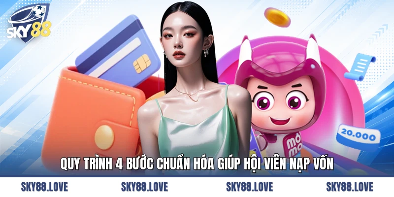 Quy trình 4 bước chuẩn hóa giúp hội viên nạp vốn